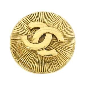 CHANEL Gold Brooch